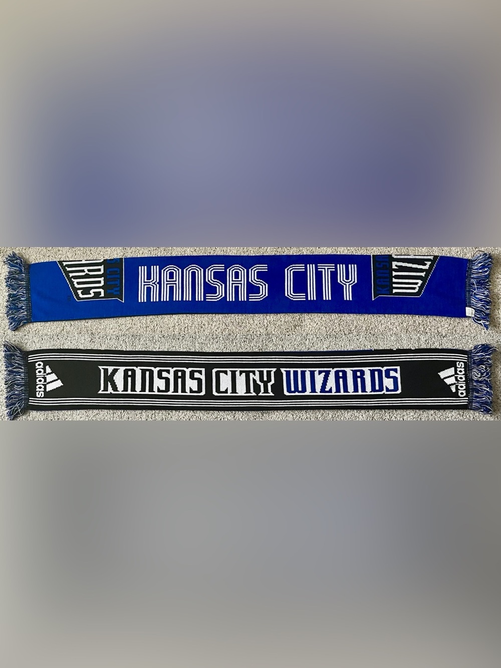 Kansas City Wizards (Sporting KC) Split Adidas Retro Soccer Scarf